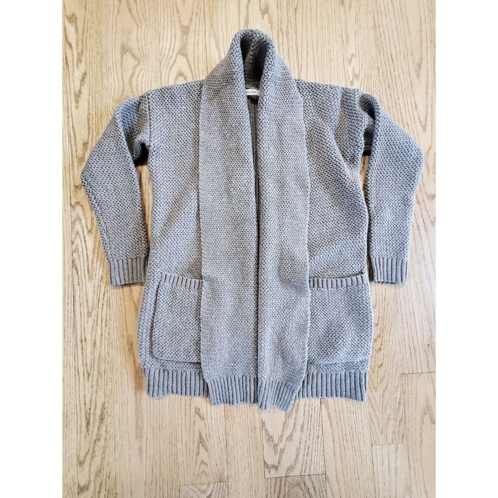 Marine Layer Womens XS Brooklyn Cardigan in Portobello Thick Shawl Neck GUC